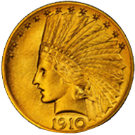 $10 Indian Head Gold Coin