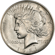 Peace Silver Dollar Coin